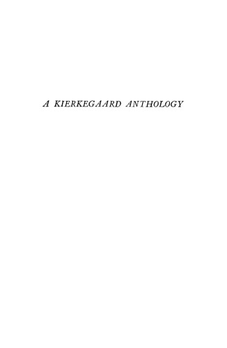 A Kierkegaard Anthology