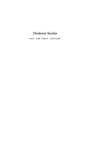 Diodorus Siculus and the First Century