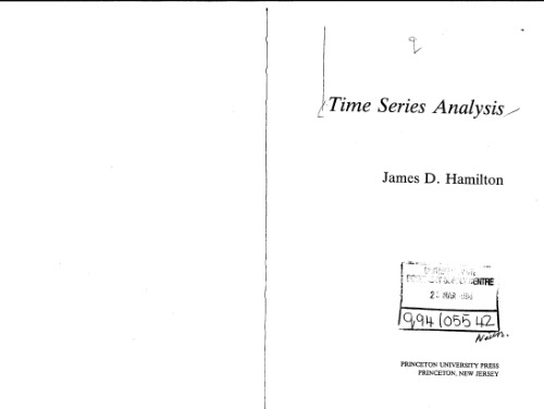Time Series Analysis