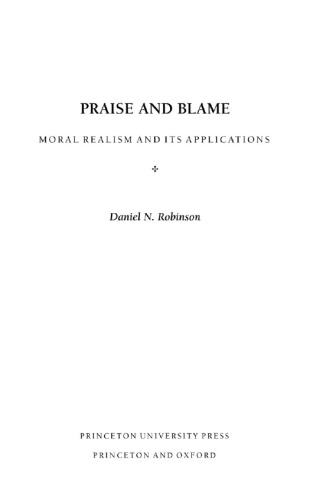 Praise and blame : moral realism and its applications