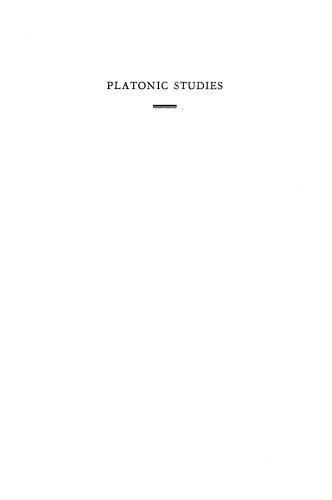 Platonic Studies: Second Edition