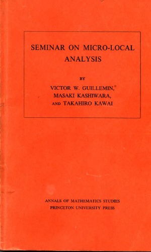 Seminar on Micro-Local Analysis