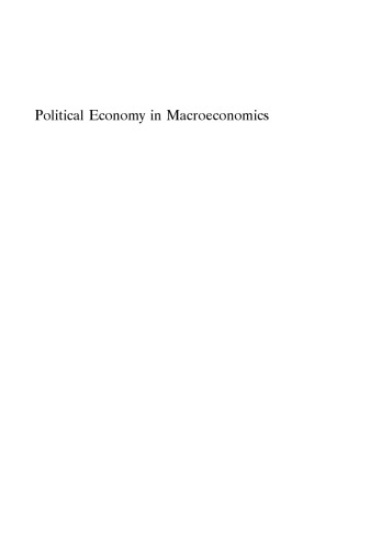 Political Economy in Macroeconomics