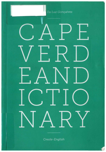 Cape Verdean Creole-English Dictionary