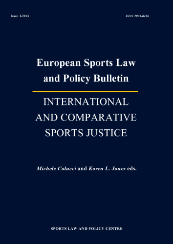 International and Comparative Sports Justice