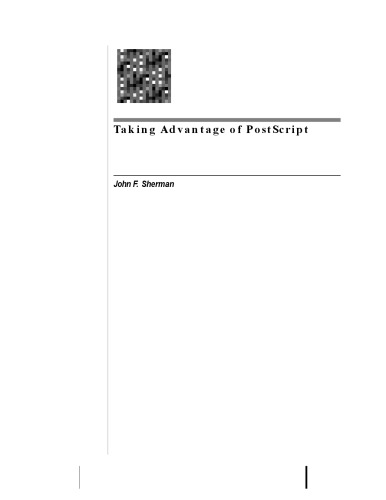 Taking advantage of PostScript.