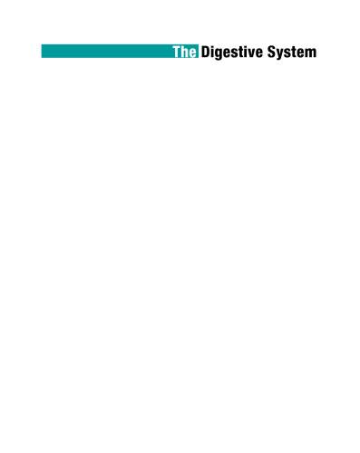 The Digestive System