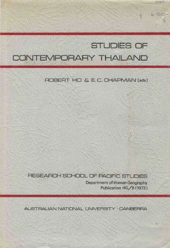 Studies of Contemporary Thailand