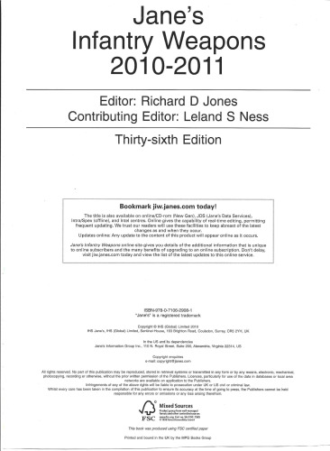 Jane's Infantry Weapons 2010-2011