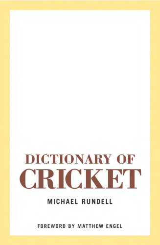 The Wisden dictionary of cricket