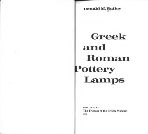 Greek and Roman Pottery Lamps