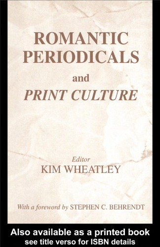 Romantic Periodicals and Print Culture