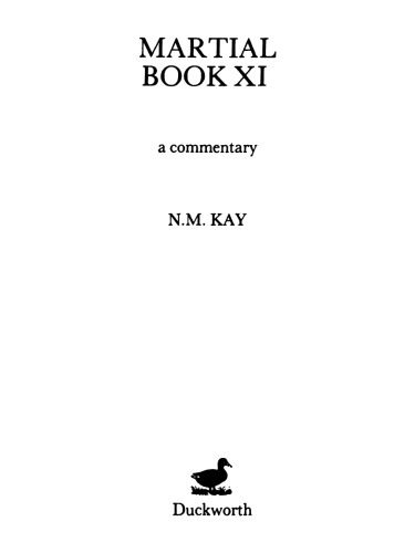 Martial. Book XI
