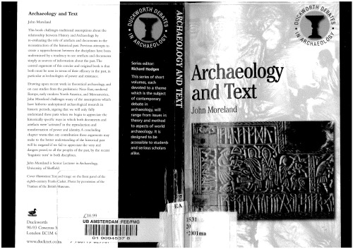 Archaeology and Text (Debates in Archaeology)