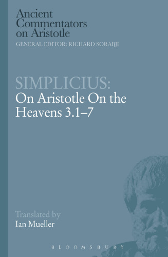 Simplicius : on Aristotle on the heavens 3.1-7