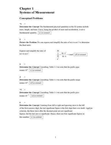 Physics for scientists and engineers [SOLUTIONS]