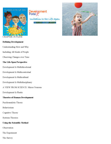 Invitation to the Life Span 1e