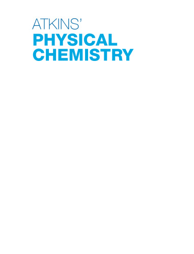 Physical Chemistry, 8th ed.