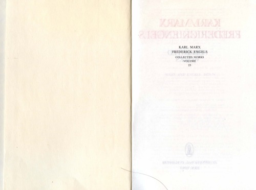 Collected Works, Vol. 23: Marx and Engels: 1871-1874