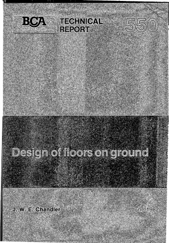 Design of floors on ground