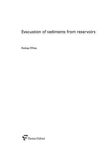 Evacuation of Sediments from Reservoirs