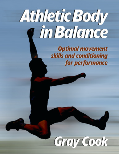 Athletic body in balance