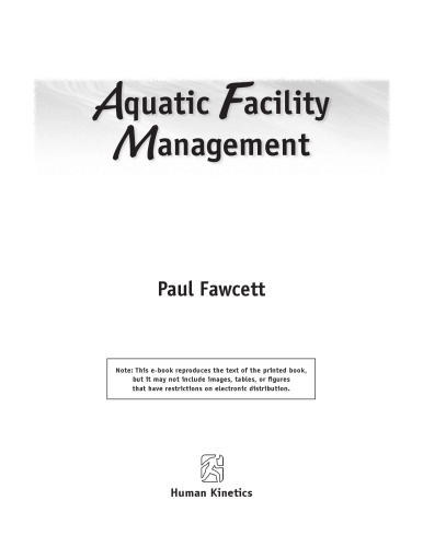 Aquatic Facility Management
