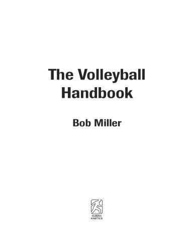 The volleyball handbook