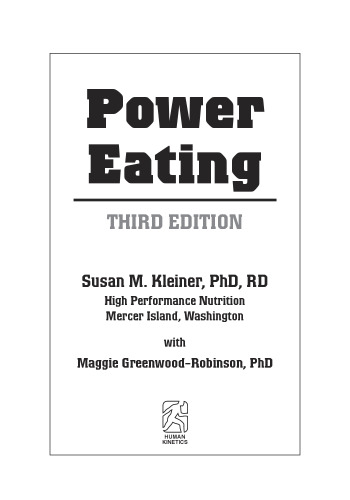 Power Eating, Third Edition