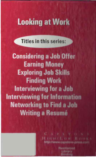 Writing a Resume (Looking at Work)