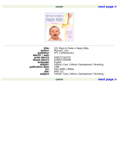 101 Ways To Raise a Happy Baby