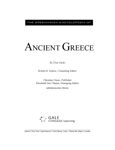 Greenhaven Encyclopedia of Ancient Greece