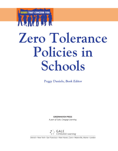 Zero Tolerance Policies in Schools (Issues That Concern You)