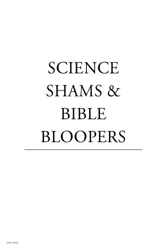 Science Shams & Bible Bloopers