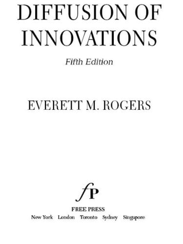 Diffusion of Innovations, 5th Edition
