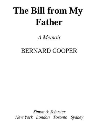 The bill from my father: a memoir