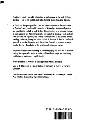 An invitation to reflexive sociology