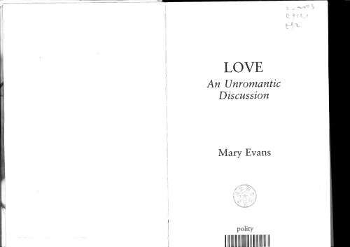 Love: An Unromantic Discussion
