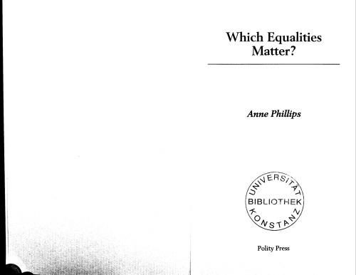 Which Equalities Matter