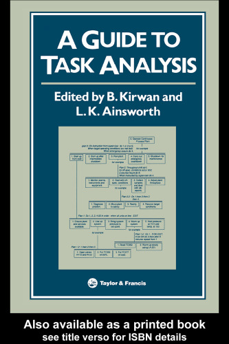 A Guide To Task Analysis: The Task Analysis Working Group