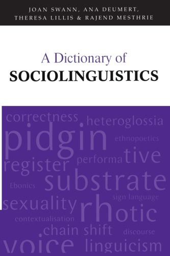 A Dictionary of Sociolinguistics