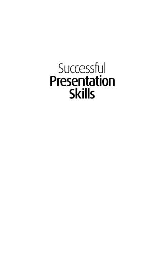 Sucessful Presentation Skills