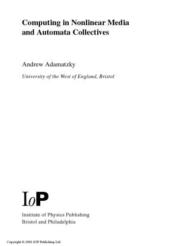 Computing in nonlinear media and automata collectives