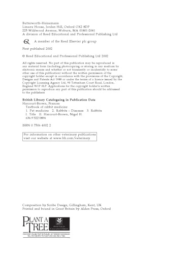 Textbook of Rabbit Medicine