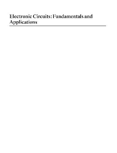 Electronic Circuits - Fundamentals and Applications