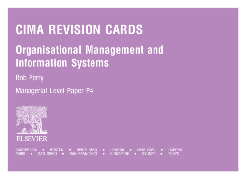 CIMA Revision Cards: Organisational Management and Information Systems (CIMA Revision Cards)