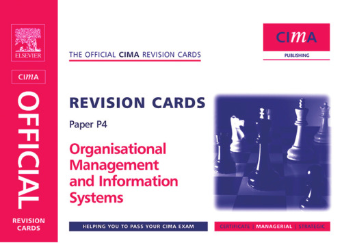 CIMA Revision Cards Organisational Management and Information Systems