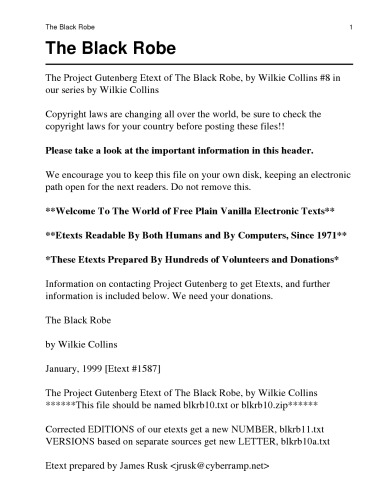 The Black Robe