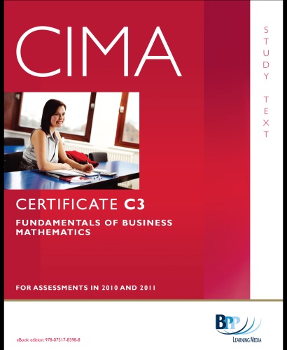 CIMA - C03 Fundamentals of Business Mathematics:
