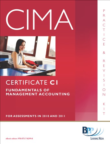 CIMA - C01 Fundamentals of Management Accounting: